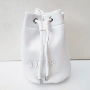 1x Dior Beauty White Drawstring Makeup Cosmetics Bag, Travel Pouch Case, New! - Bild 1 von 8