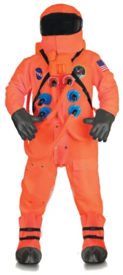 Halloween Naranja Astronauta NASA Especialidad Disfraz Traje Espacial Pequeño/Adolescente Talla 14-16 Foto 1 de 4