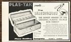 1958 Beachcomber Plastic Fishing Tackle Box Print Ad Plano Molding Co Illinois