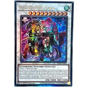 Yu Gi Oh ITA 1St Edition Rare Ultimate RA01-IT034 Baron Of Flowers - Picture 1 of 1