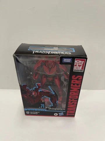 F0785 Transformers Studio Series 71 Deluxe AUTOBOT DINO Figure Damaged Box Cover