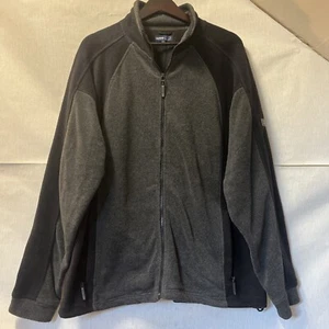 Men's Full Zip Hippo Fleece Grey Size XL Extra Large - Bild 1 von 24