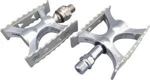 MKS (Mikashima) Pedal Touring-Lite One Side EZY Superior silver New - Picture 1 of 1