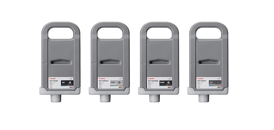 Genuine lot of Canon PFI-702 Ink Tanks (700ml) iPF8100 iPF9100 2011 - VAT inc. - Image 1 of 1