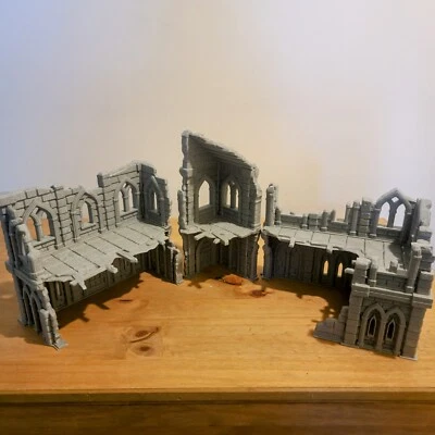 40K Terrain Scenery Bundle Job Lot | Wargaming Terrain Scenery | Ruined Building - Image 1 of 4