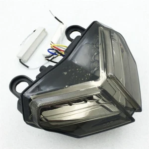 Smoke Integrated LED Rear Tail Light Brake Turn Signals For Ducati 848 1098 1198 - Picture 1 of 7