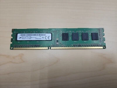 Micron 4GB DDR3 1Rx8 PC3-12800U MT8JTF51264AZ-1G6E1 Desktop RAM Memory PC - Image 1 of 4