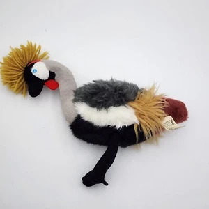 Jaag Endangered Wildlife Trust Grey Crowned Crane International Plush Bird - Picture 1 of 7