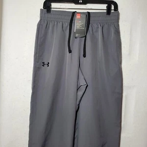 Under Armour Sweatpants Men's Medium Grey Straight Leg Lightweight Jogger NWT - Picture 1 of 11