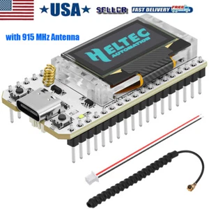 Heltec ESP32 Lora V3 Development Board 0.96" OLED+915 MHz Antenna for Meshtastic - Picture 1 of 9