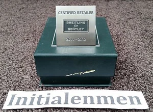 BREITLING for BENTLEY CERTIFIED RETAILER 2011 - 2012 in BOX plate used RARE item - Picture 1 of 6