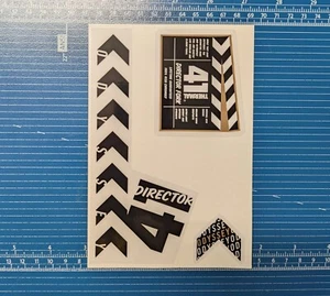 ODYSSEY BMX DIRECTOR FORK BLACK DECAL SET - Picture 1 of 1