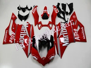 Kit de carenado por inyección ABS 2012-2014 899 1199 rojo negro gris panigale - Imagen 1 de 6