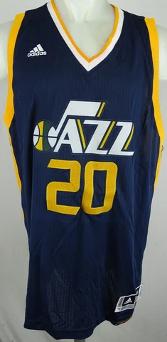 Utah Jazz NBA Adidas Men's Navy #20 Gordon Hayward Jersey Cover