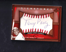 2005 Sweet Spot Classic Signatures #TP Tony Perez T2