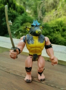VTG BOOTLEG THUNDERCATS MOTU WARRIOR BEASTS GALAXY RARE 6" FIGURE & SWORD MEXICO - Picture 1 of 12