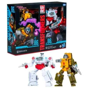 Figura de acción Transformers Studio Series 86 Deluxe 2 piezas Brawn & Ratchet - Imagen 1 de 7