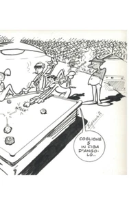 TAVOLA ORIGINALE fumetto RISATISSIME edifumetto ediperiodici elvifrance - Picture 1 of 2