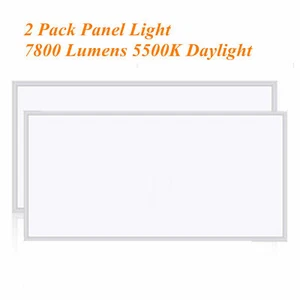 ETL Listed,75Watt 2x4 Flat Panel LED Light,Drop Ceiling Light (250W Equivalent) - Picture 1 of 19