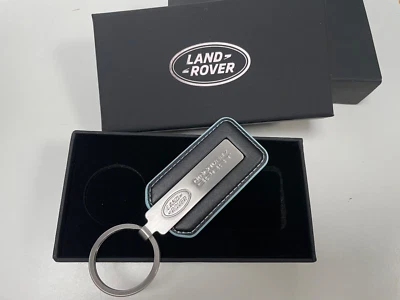 LAND ROVER Discovery Sport Keyring Fob With Gift Box 100% Genuine Leather Silver — 第 1/4 张图片