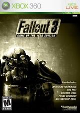 Fallout 3 Game of the Year Edition Xbox 360 With Manual French English