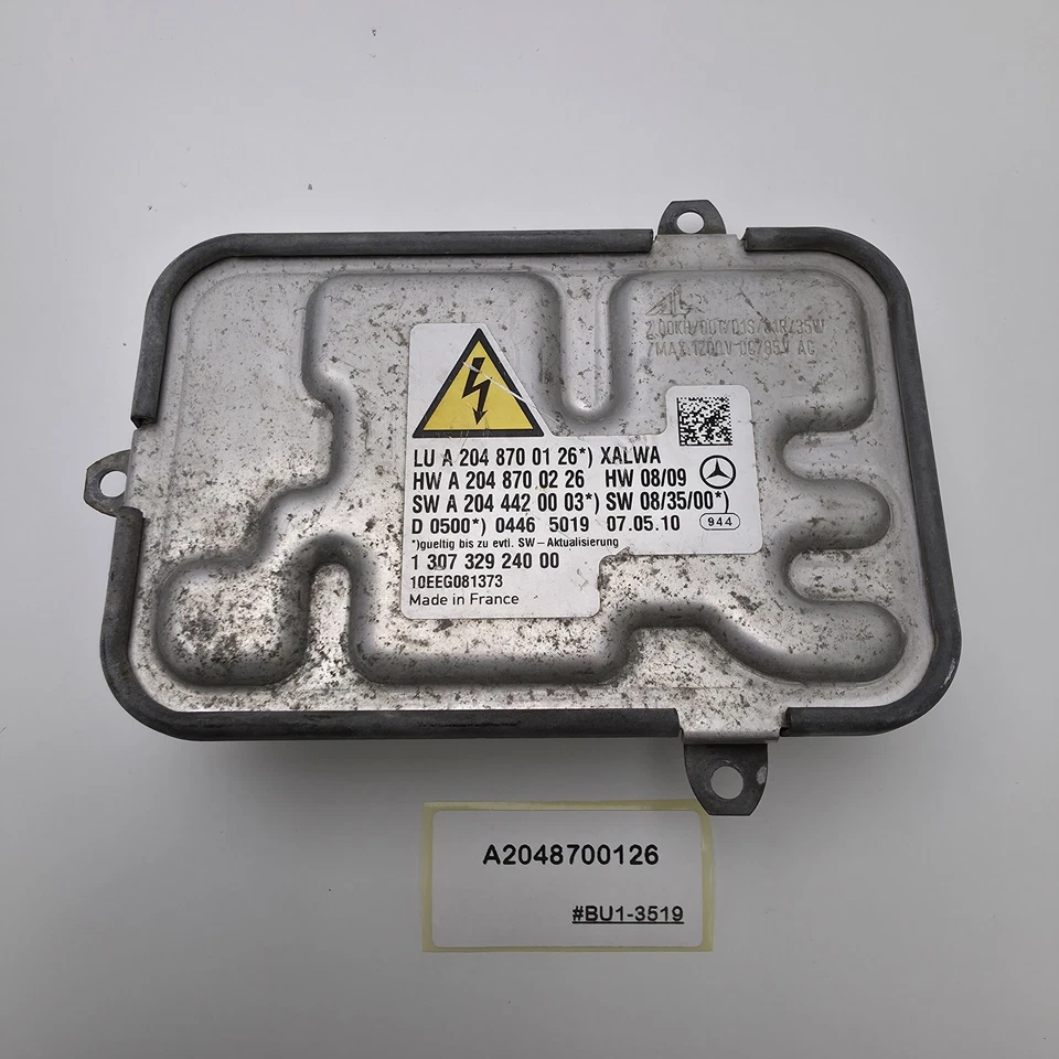 2010-2013 Mercedes-Benz S500 Xenon HID Headlight Ballast A2048700126 - Image 1 of 4