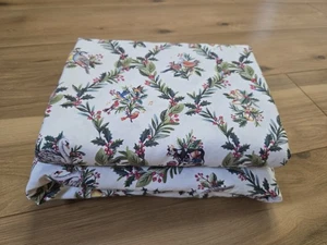 Pottery Barn 12 Days Of Christmas volle Größe Bettwäsche flach geschnitten Baumwolle Urlaub - Bild 1 von 5