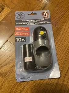 Greenbrier Kennel Club Hundekotbeutelspender mit Taschenlampe + 10 Stück Beutelrolle - Bild 1 von 2