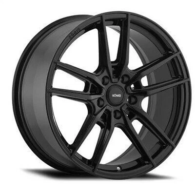 1 rueda/llanta nueva 16X7.5 Konig Myth negra brillante 5x112 ET43 MY76512435 Foto 1 de 4