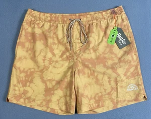 Howler Brothers Deep Set Boardshorts Tie Dye Uomo 38X7" Arancione Gomma Nuovo con etichette - Foto 1 di 10