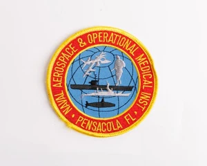 Naval Aerospace Medical Institute Pensacola Embroider Patch Sew On - Imagen 1 de 3
