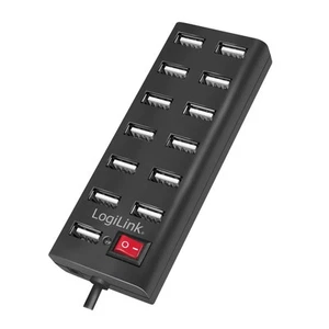 LogiLink UA0126 - USB 2.0 Hub, 13-Port mit EIN/AUS Schalter - Photo 1/7