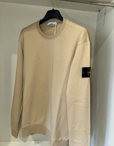 Stone Island maglia girocollo in cotone. Taglia XL Beige - Foto 1 di 3