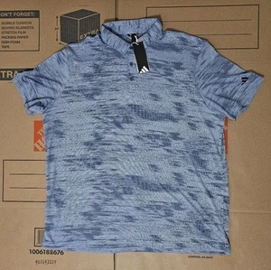 adidas Ultimate365 Textured Stripe Golf Polo Mens Size 2XL - Picture 1 of 4