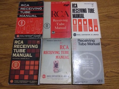 Лот из шести руководств приемной трубки RCA RC27 RC25 RC24 RC23 RC21 RC20 - Изображение 1 из 4