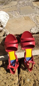 CAMPER Sandali donna  taglia EU 37 UK 4 come nuovi colore rosso originali - Imagen 1 de 8