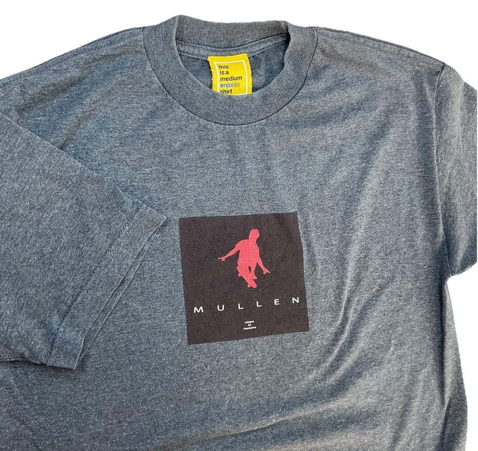 Винтажная футболка ENJOI скейтборды фигуристы Родни Маллен одеколон логотип 90-х размер M - Изображение 1 из 4