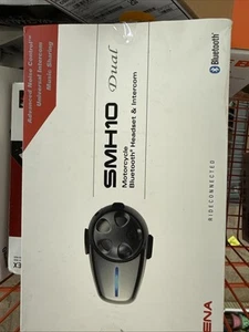 Sena SMH10D-10 Motorcycle Bluetooth Headset / Intercom (Dual) - Zdjęcie 1 z 2