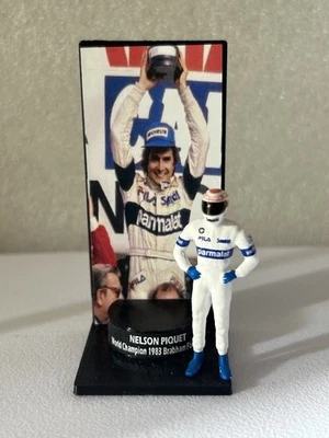 Figure 1/43 Nelson Piquet Brabham 1983 World Champion Formula 1 + Podium - Image 1 of 4