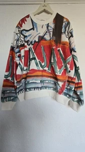 Sudadera de algodón H&M x Basquiat talla grande multicolor talla M mediana nueva con etiquetas - Imagen 1 de 4