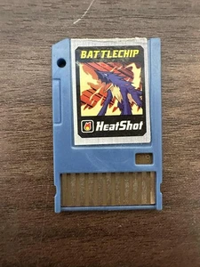 MegaMan Battle Chip Heat Shot 019 For Mega Man Pet Takara 2004 6E - Picture 1 of 3