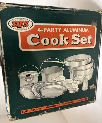 Vintage WFS NO. 106 Cook Set In Box Camping Hunting Scouts (See Description) - Image 1 of 4