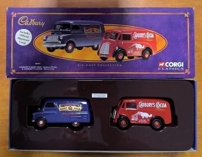 1:50 CORGI N° 08007 " BEDFORD CA VAN & MORRIS J VAN  " CADBURY'S DAIRY MILK &... - Photo 1/2
