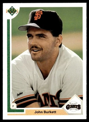 1991 Upper Deck John Burkett San Francisco Giants #577 - Image 1 of 2