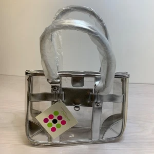 Bolso de Cosméticos Britney Spears Belleza Raro Oficial Transparente Plata Concierto Seguridad - Imagen 1 de 11