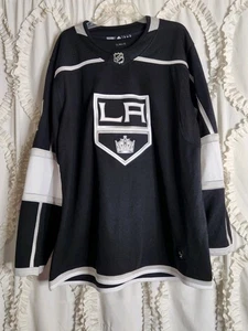 Men's Los Angeles Kings Adidas Black Home Authentic Custom Jersey Size 54 XL - Picture 1 of 7