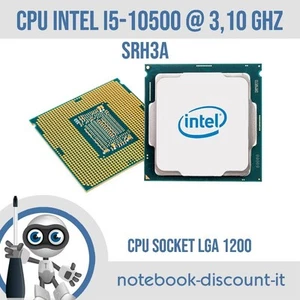SRH3A CPU Prozessor für PC DESKTOP Intel i5-10500 @ 3.10 6 CORE LGA1200 - Bild 1 von 3
