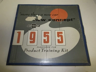 Chevrolet 1955 manuales de entrenamiento para concesionarios, tiras de película, registros LP instructivos Foto 1 de 4