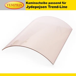 Kaminglas für Jydepejsen Ofenmodelle Sichtscheibe gebogen Ofenscheibe Kamin - Bild 1 von 50