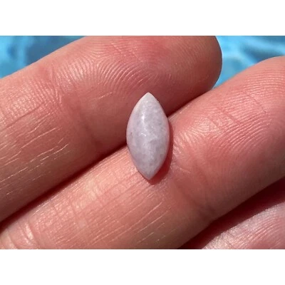 Piedra preciosa cabujón marquesa natural jade lavanda birmana 12x6x3,8 mm Foto 1 de 4